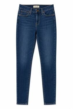 Madewell 10” High Rise Skinny Jeans 26T Tall Tencel Stretch Blue Denim